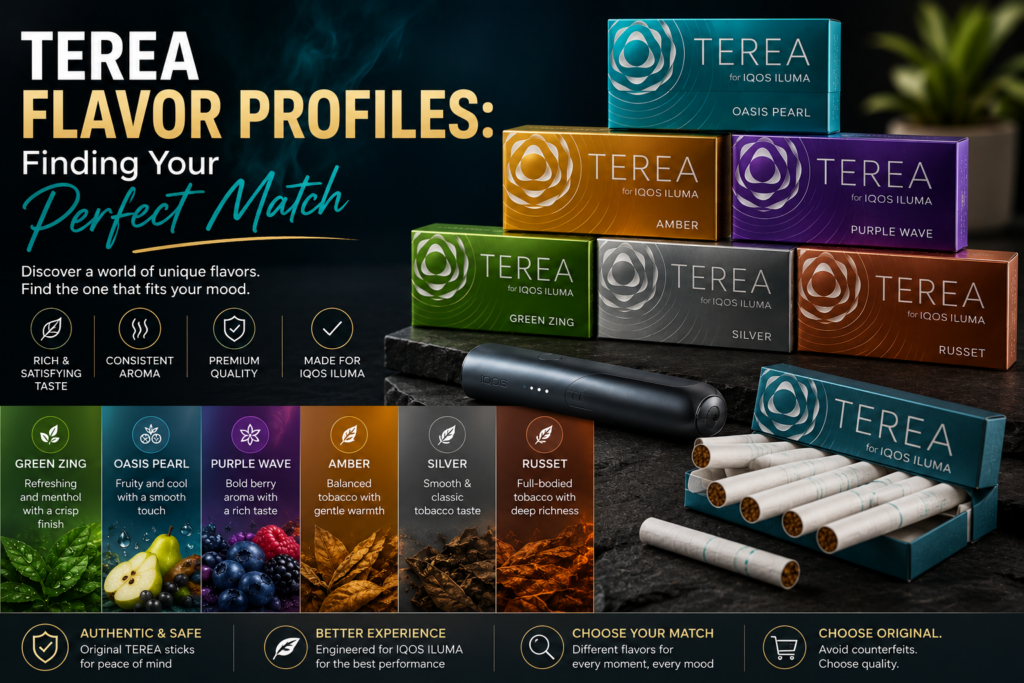 Terea Flavor Profiles Finding Your Perfect Match | TEREA UAE